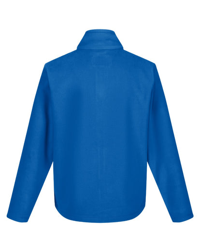 Oxford Blue Navy Coloured Regatta Childrens King II Full Zip Fleece Jacket on white background 