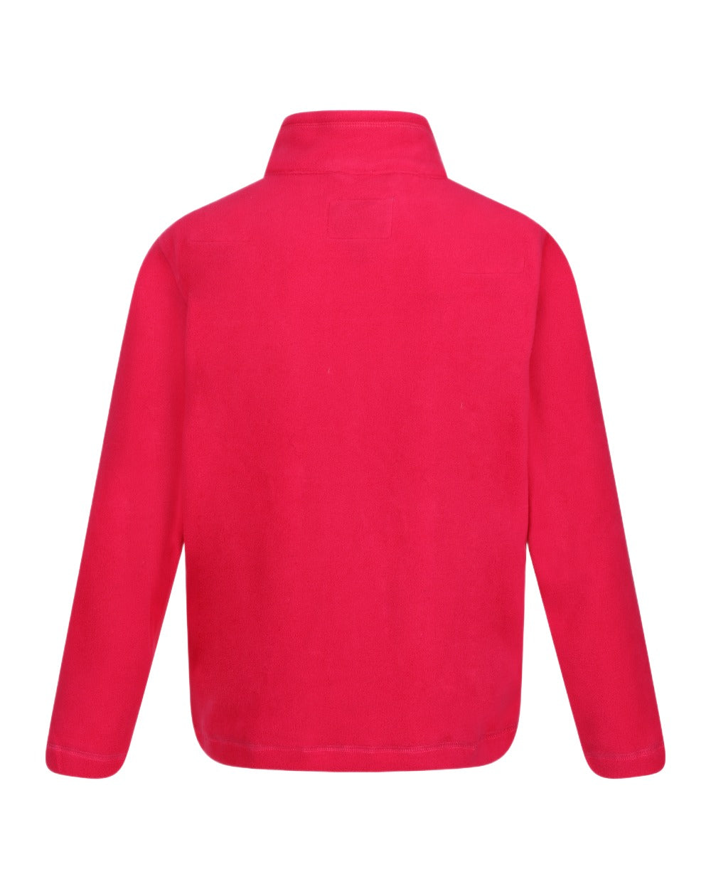 Pink Coloured Regatta Childrens King II Full Zip Fleece Jacket on white background 