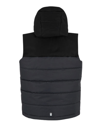 Black Sealgrey Coloured Regatta Childrens Lofthouse Bodywarmer Gilet on white background 