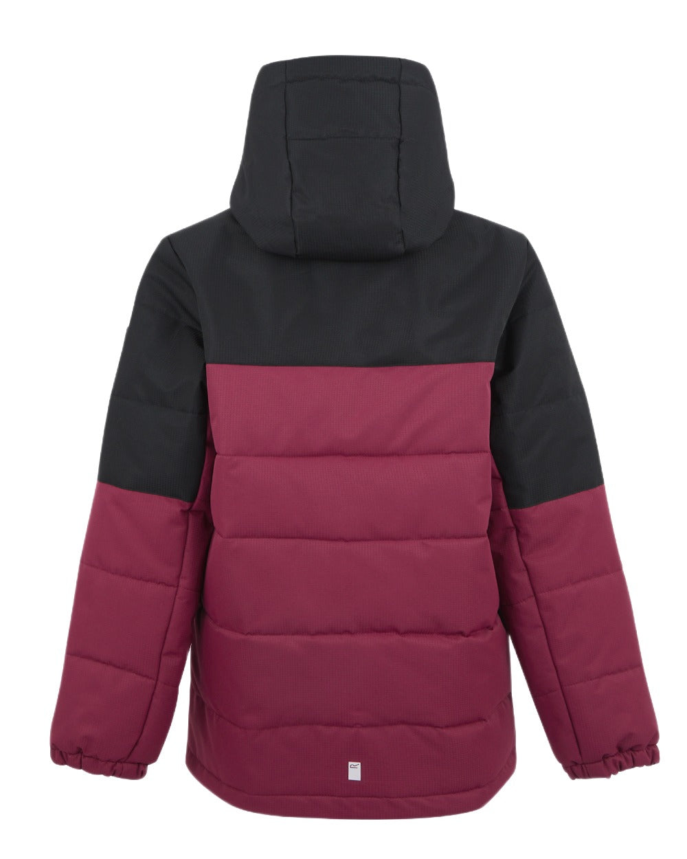 Black Dark Pimento Coloured Regatta Childrens Lofthouse Insulated Jacket on white background 