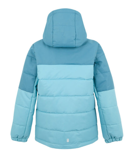 Storm Blue Nordic Blue Coloured Regatta Childrens Lofthouse Insulated Jacket on white background 