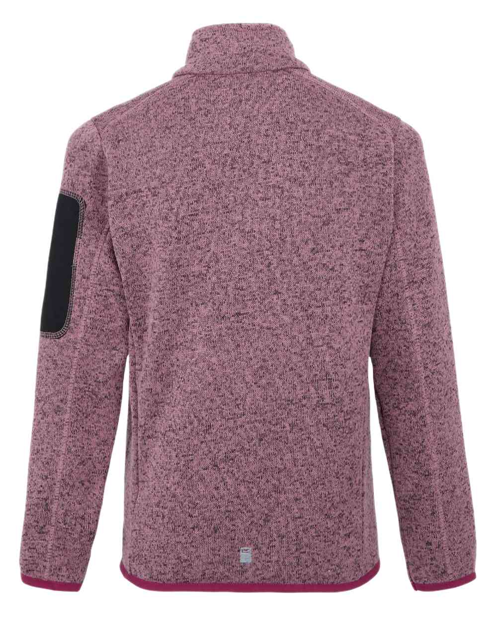 Lilas Beaujolais Coloured Regatta Childrens Newhill Full Zip Fleece Jacket on white background 