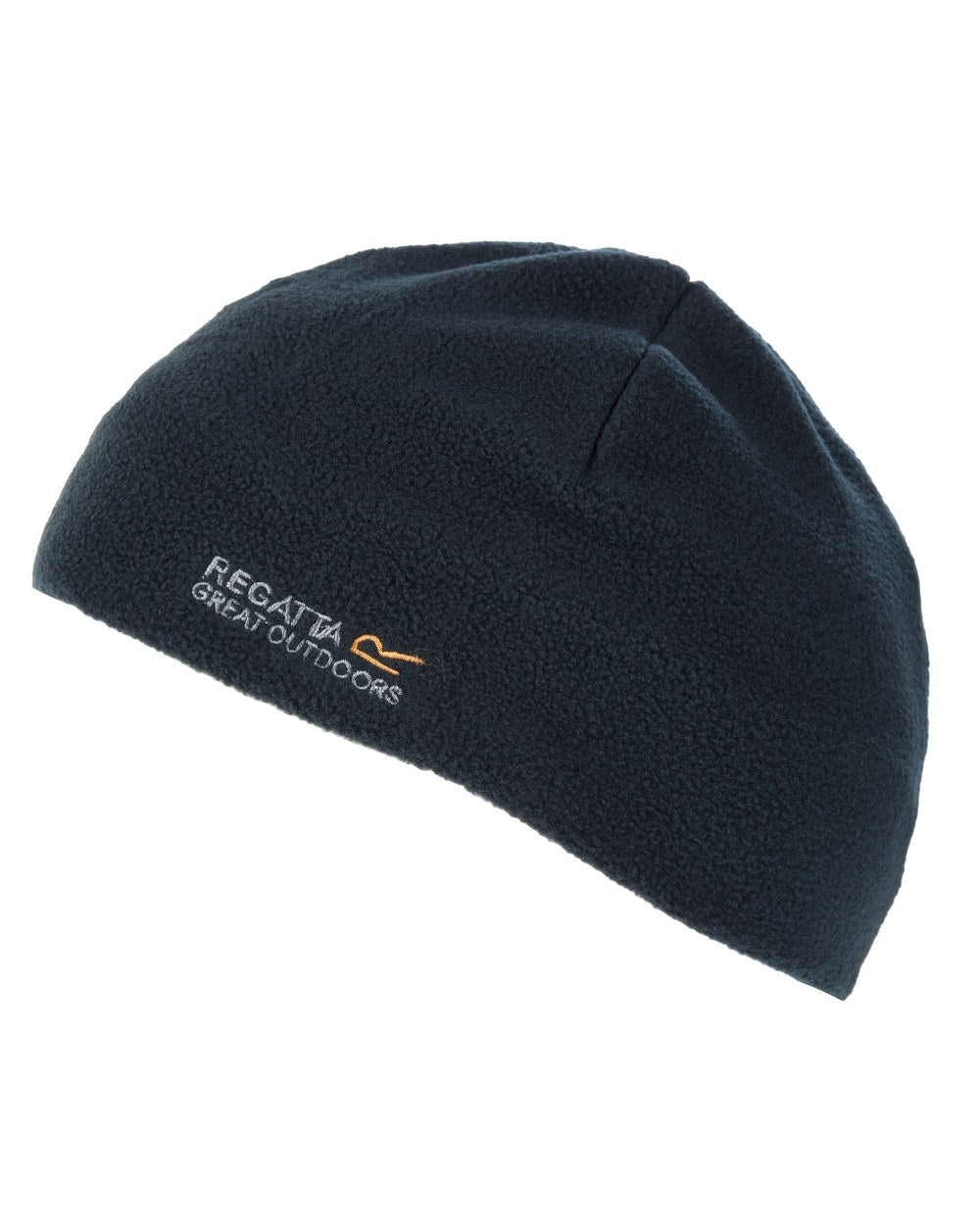 Navy Coloured Regatta Childrens Taz II Basic Beanie on white background 