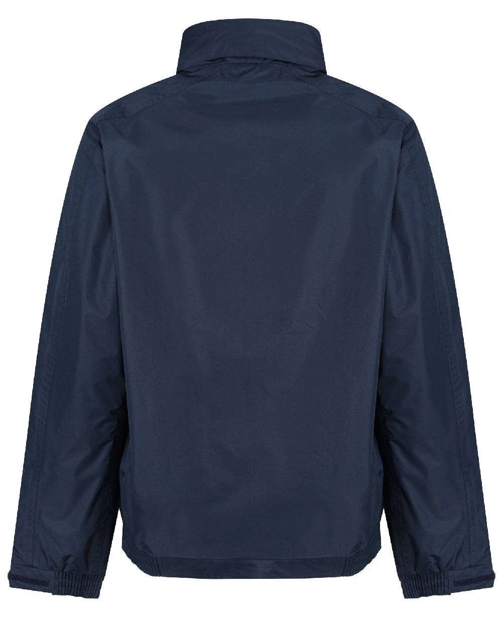 Navy coloured Regatta Dover Fleece Lined Bomber Jacket on white background 