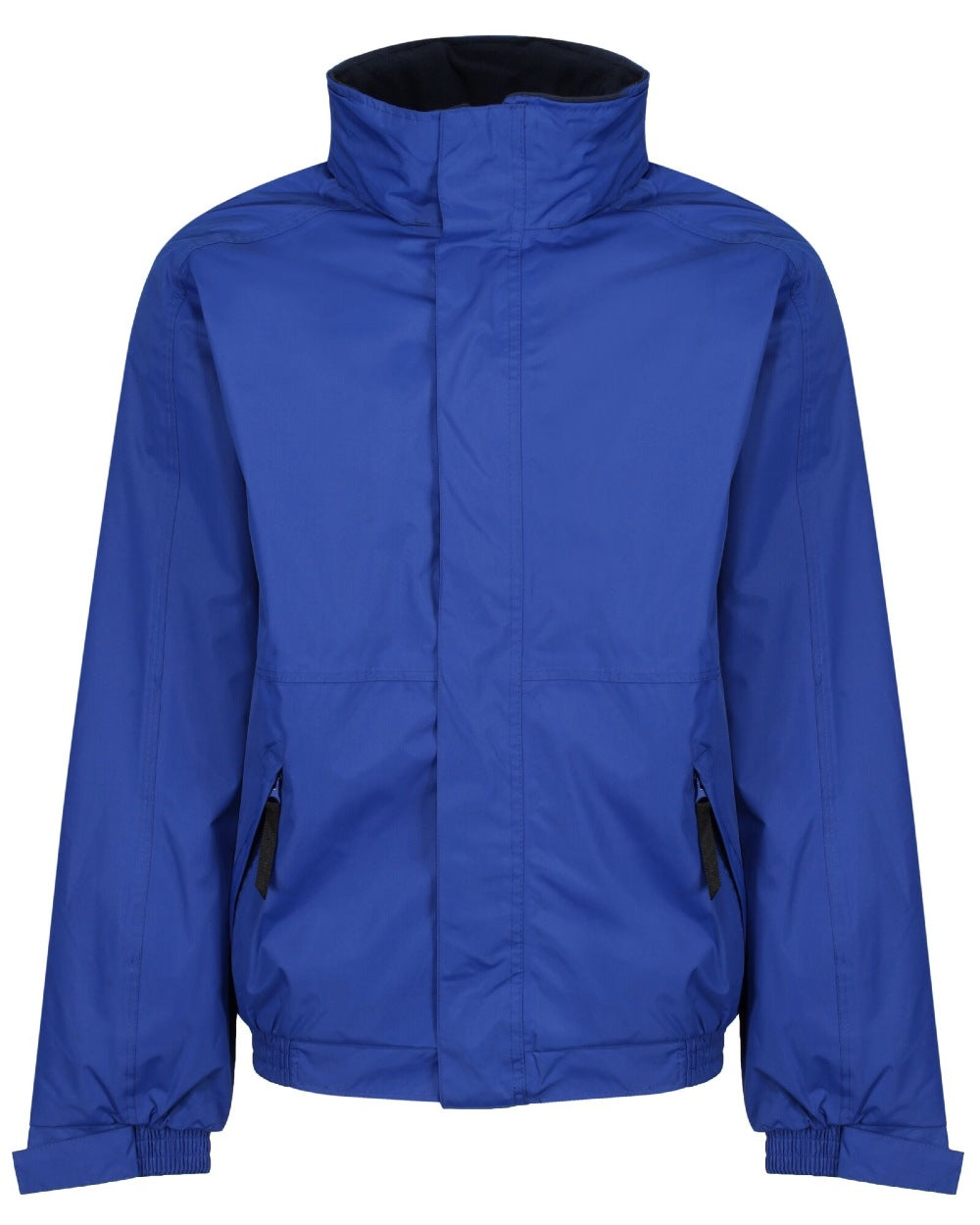 New Royal coloured Regatta Dover Fleece Lined Bomber Jacket on white background 