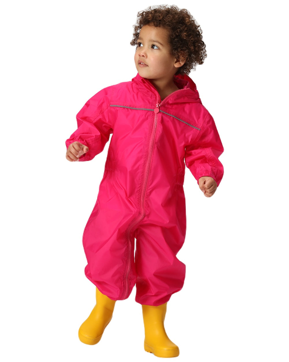 Jem coloured Regatta Kids Breathable Paddle Rain Suit on white background 