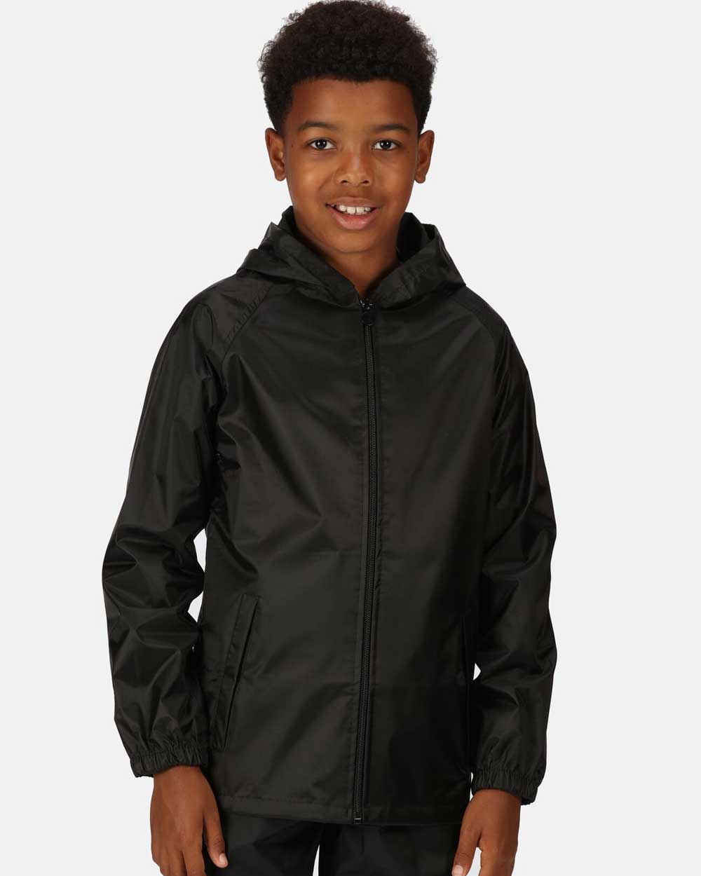Regatta Kids Pro Stormbreak Waterproof Jacket In Black 