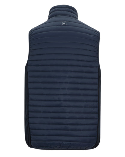 Navy Coloured Regatta Mens Andreson Hybrid Gilet on white background 