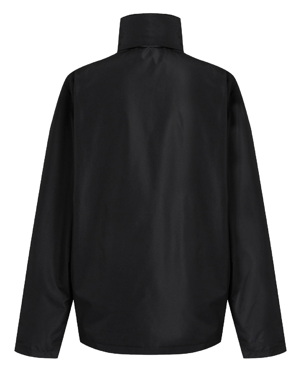 Black Mineral Grey coloured Regatta Mens Ascender Waterproof Shell Jacket on white background 