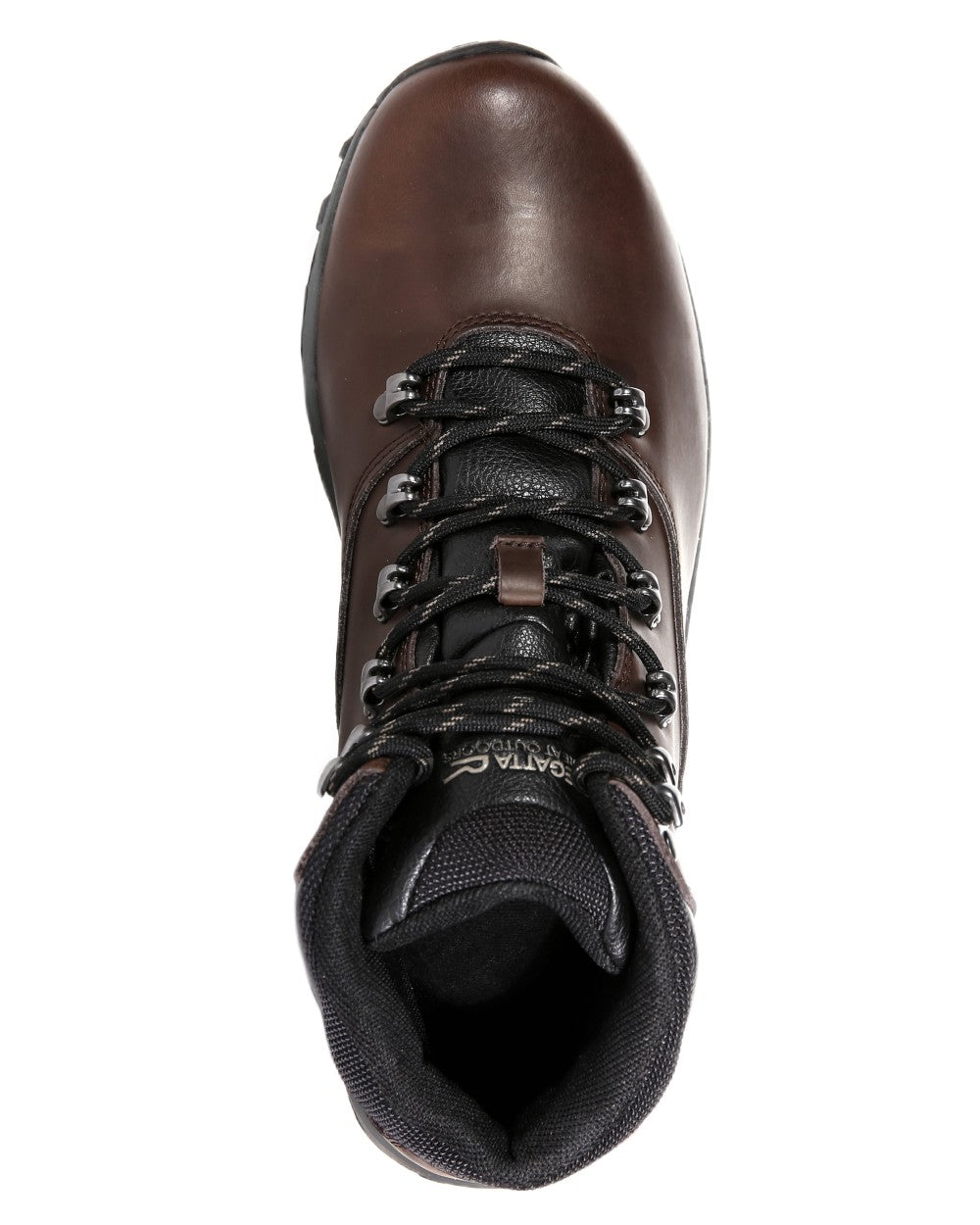 Brown Coloured Regatta Mens Bainsford Waterproof Walking Boots on white background 