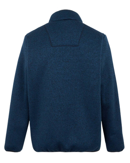 Navy Coloured Regatta Mens Barlee Full Zip Fleece Jacket on white background 