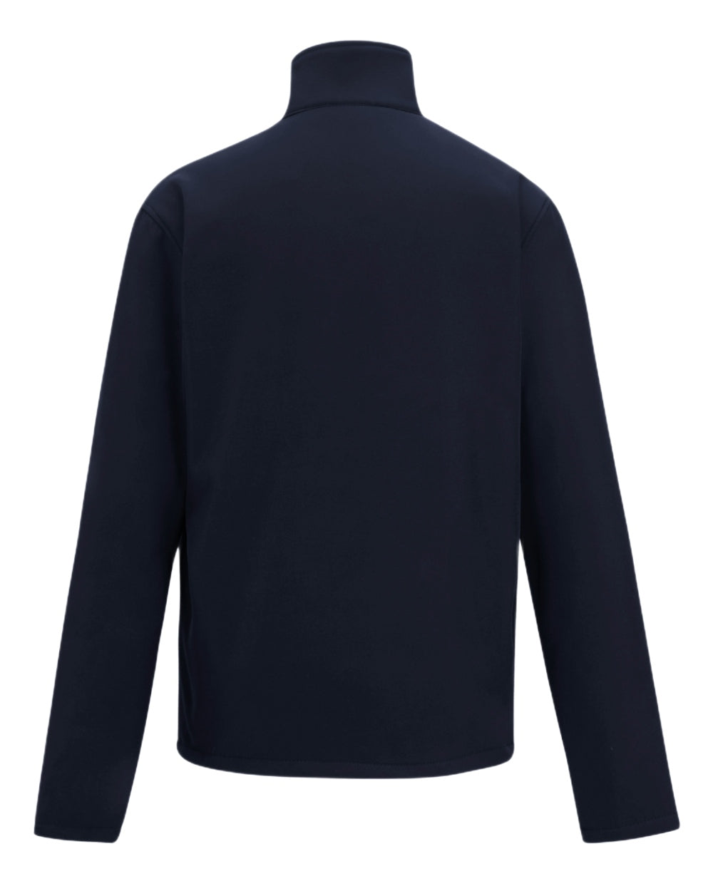 Navy Coloured Regatta Mens Cera V Softshell Jacket on white background 