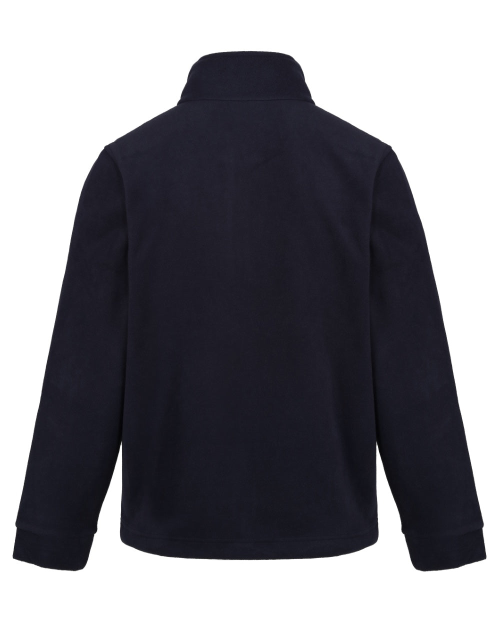 Navy coloured Regatta Mens Classic Full Zip Fleece on white background 