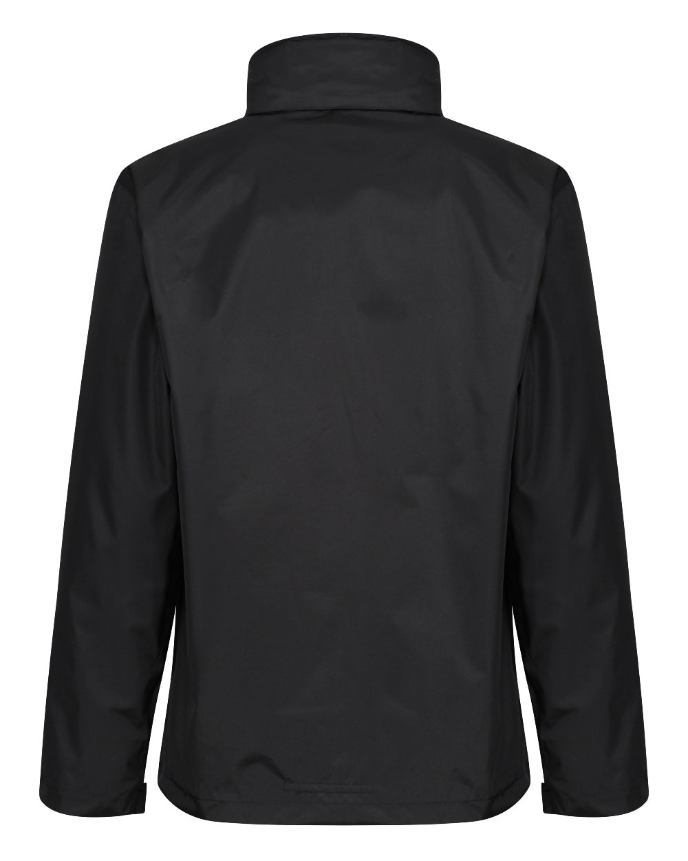 Black coloured Regatta Mens Classic Waterproof 3 in 1 Jacket on white background 