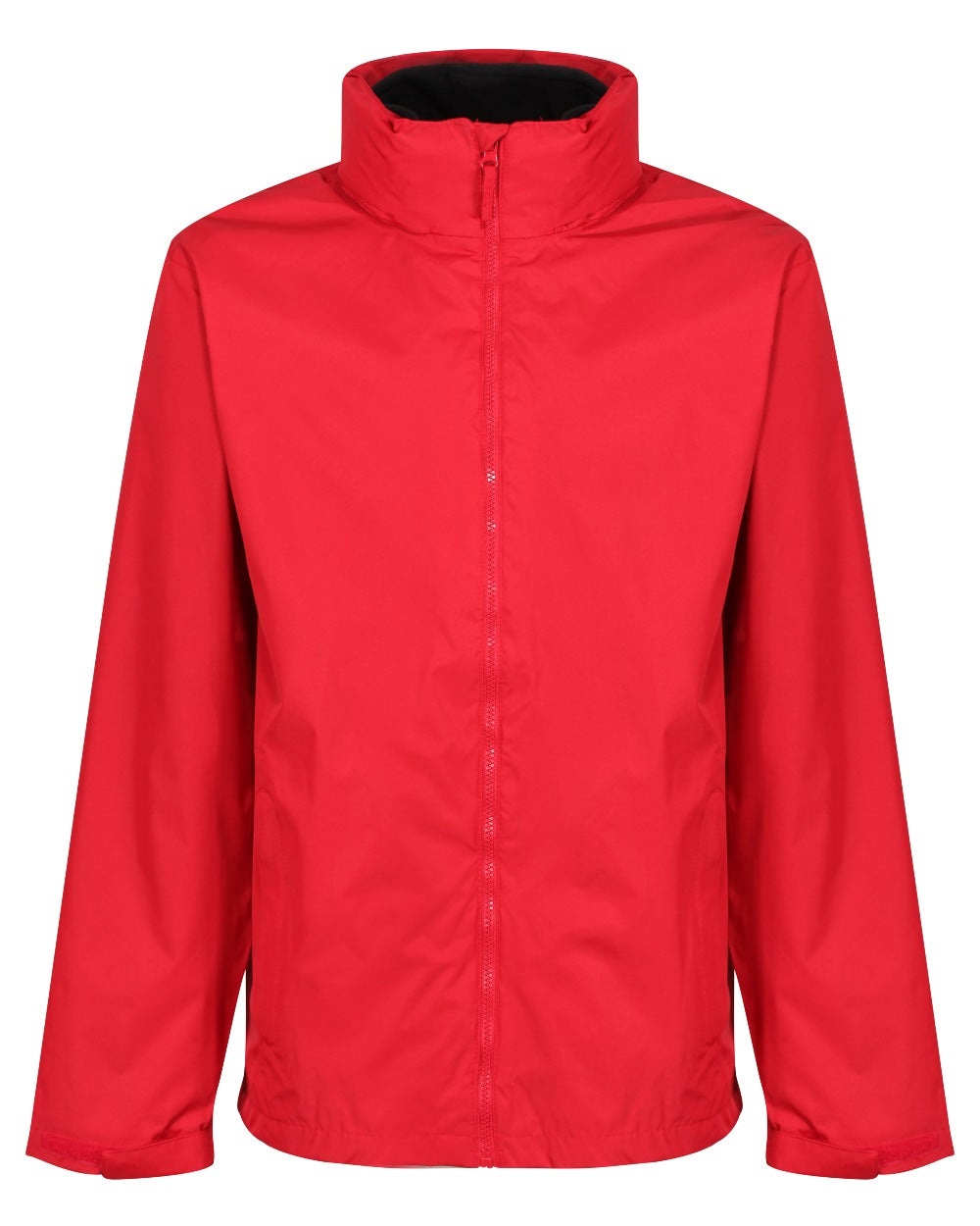 Classic Red Black coloured Regatta Mens Classic Waterproof 3 in 1 Jacket on white background 