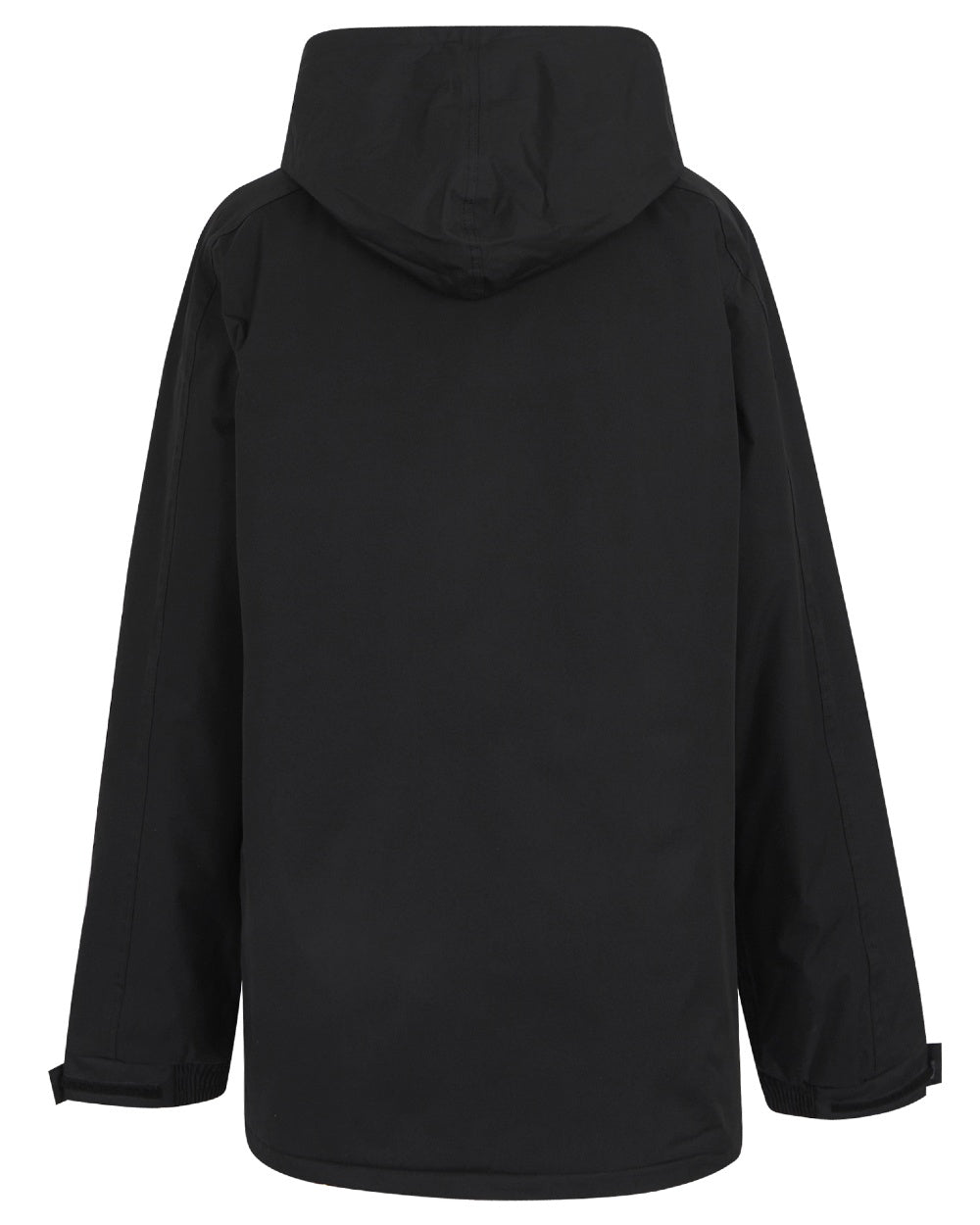 Black coloured Regatta Mens Dover Waterproof Parka Jacket on white background 