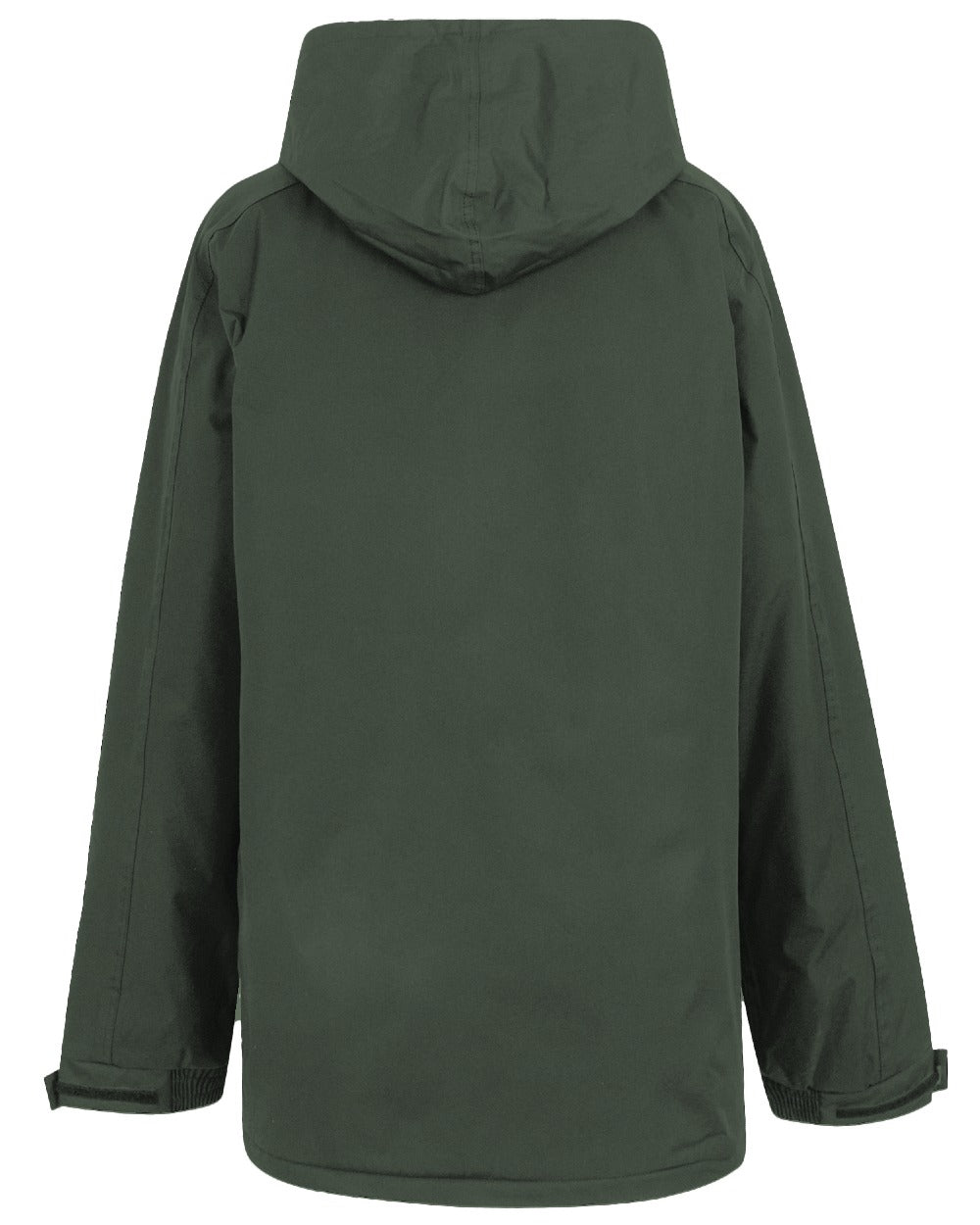 Dark Green coloured Regatta Mens Dover Waterproof Parka Jacket on white background 