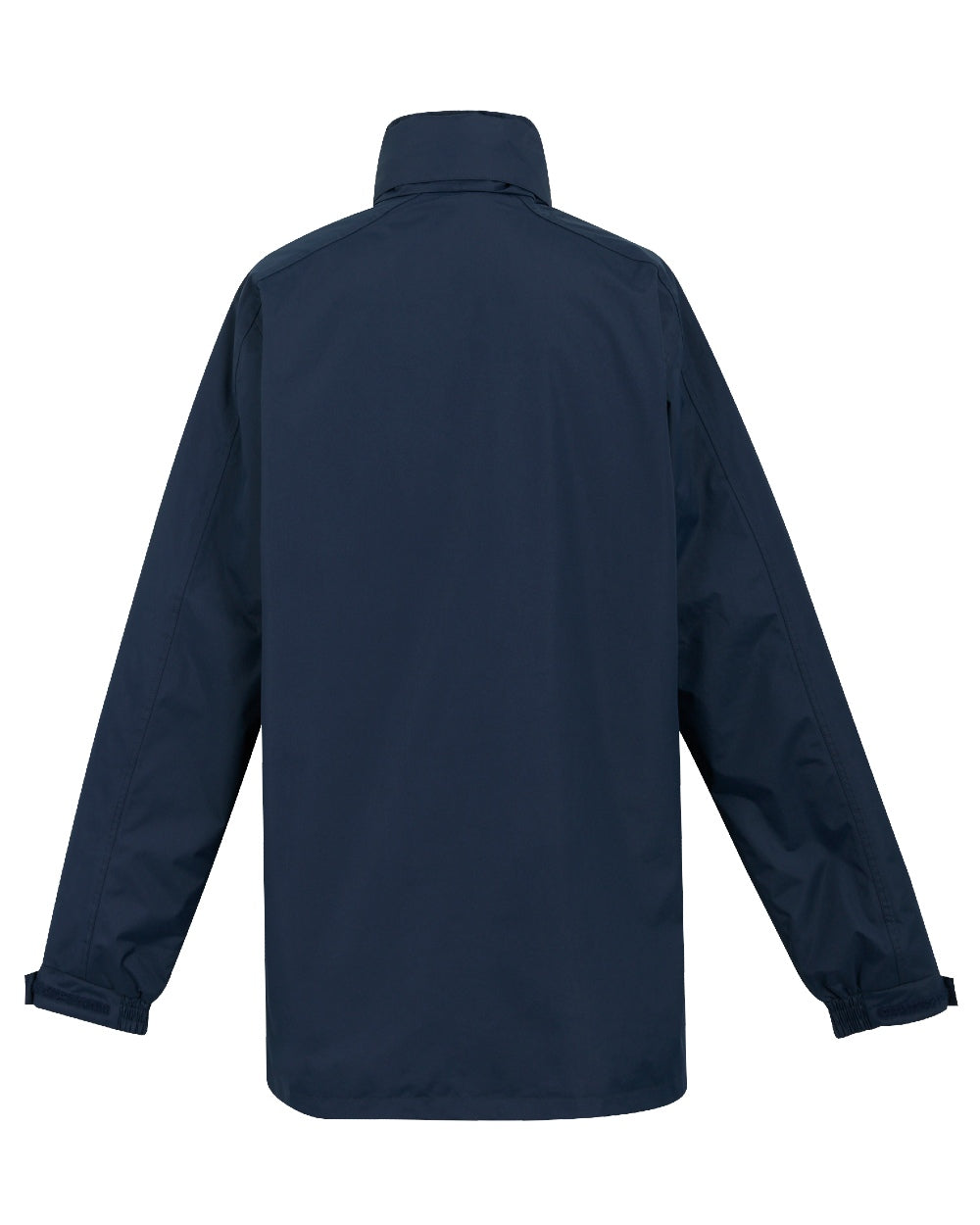 Navy coloured Regatta Mens Dover Waterproof Parka Jacket on white background 