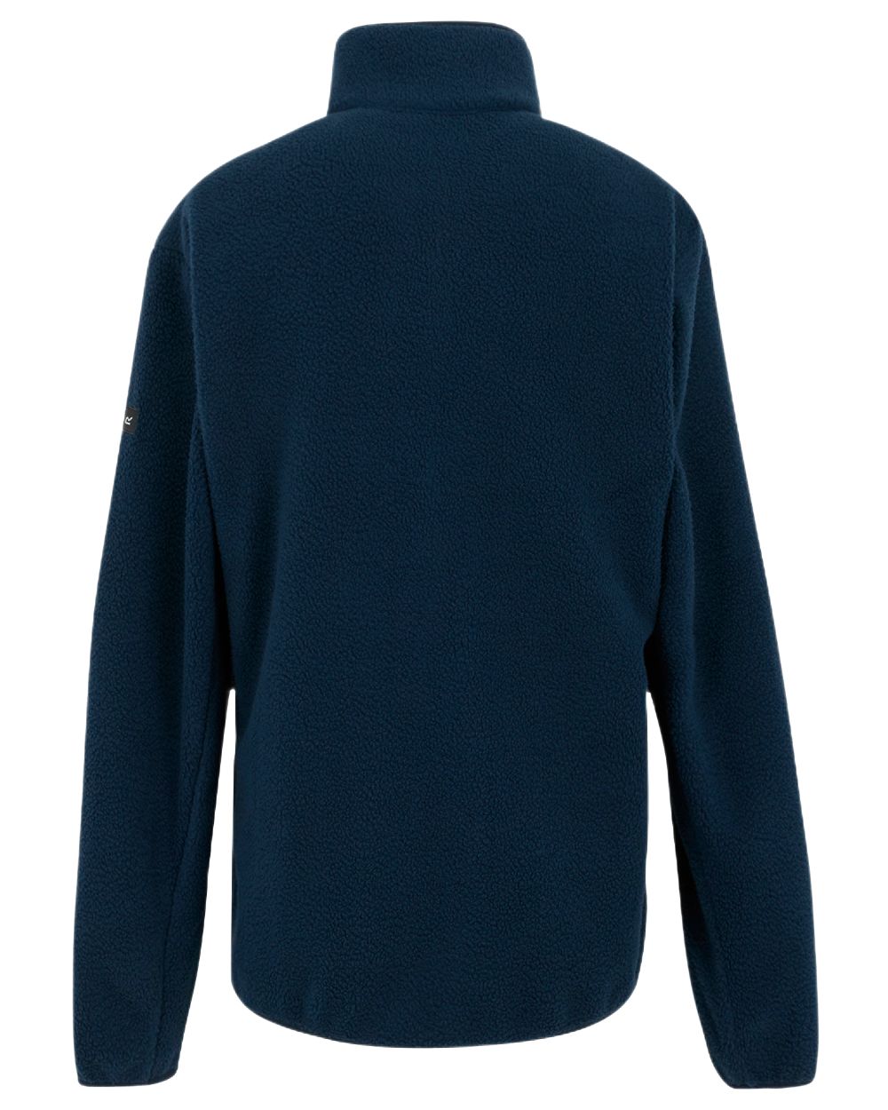 Moon Light Denim Coloured Regatta Mens Elnut Full Zip Fleece Jacket on white background 