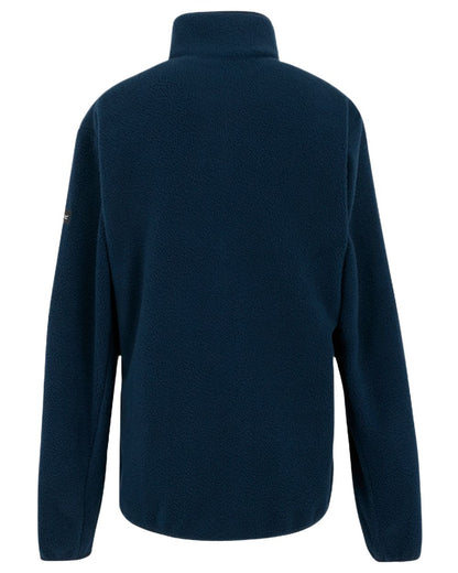 Moon Light Denim Coloured Regatta Mens Elnut Full Zip Fleece Jacket on white background 