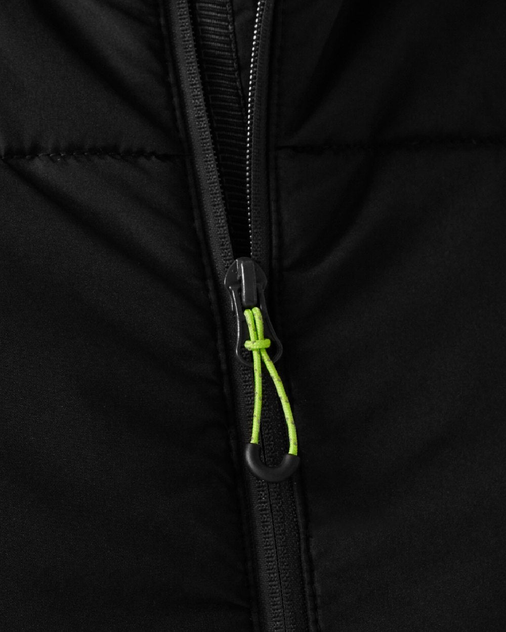 Black coloured Regatta Mens Essential Hybrid Jacket on white background 