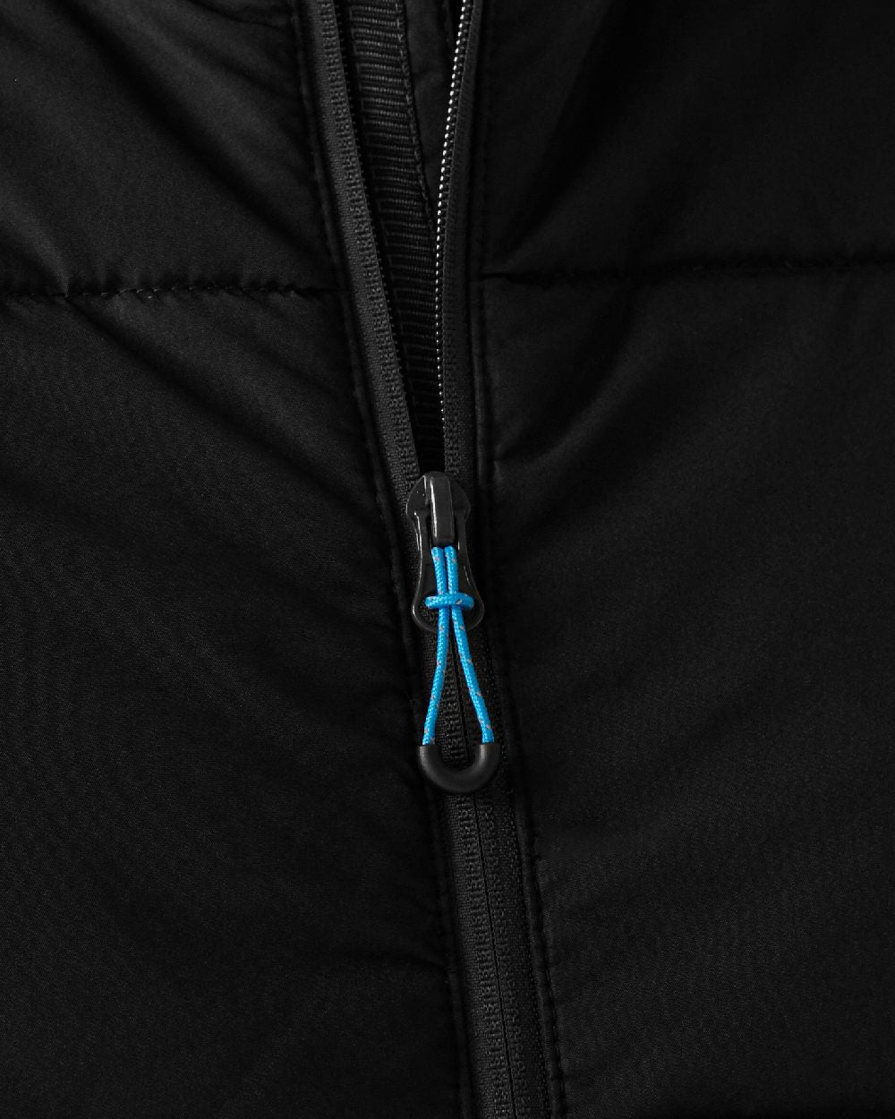 Black coloured Regatta Mens Essential Hybrid Jacket on white background 