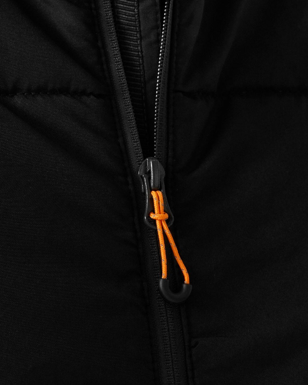 Black coloured Regatta Mens Essential Hybrid Jacket on white background 