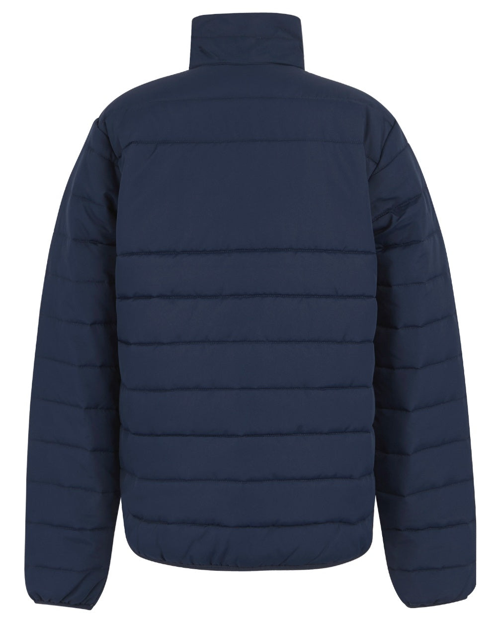 Navy coloured Regatta Mens Essential Thermal Jacket on white background 