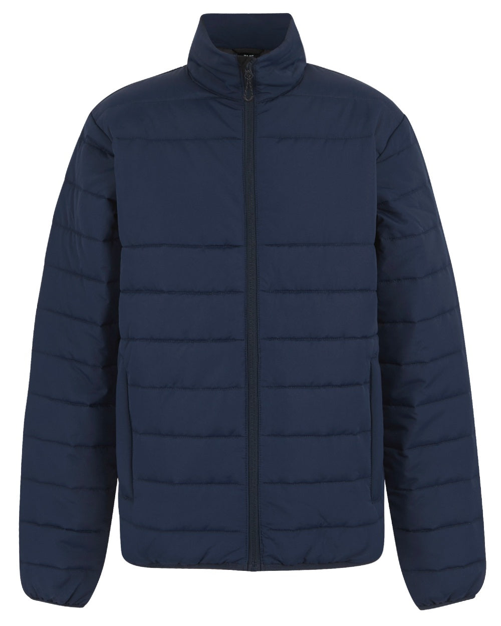 Navy coloured Regatta Mens Essential Thermal Jacket on white background 