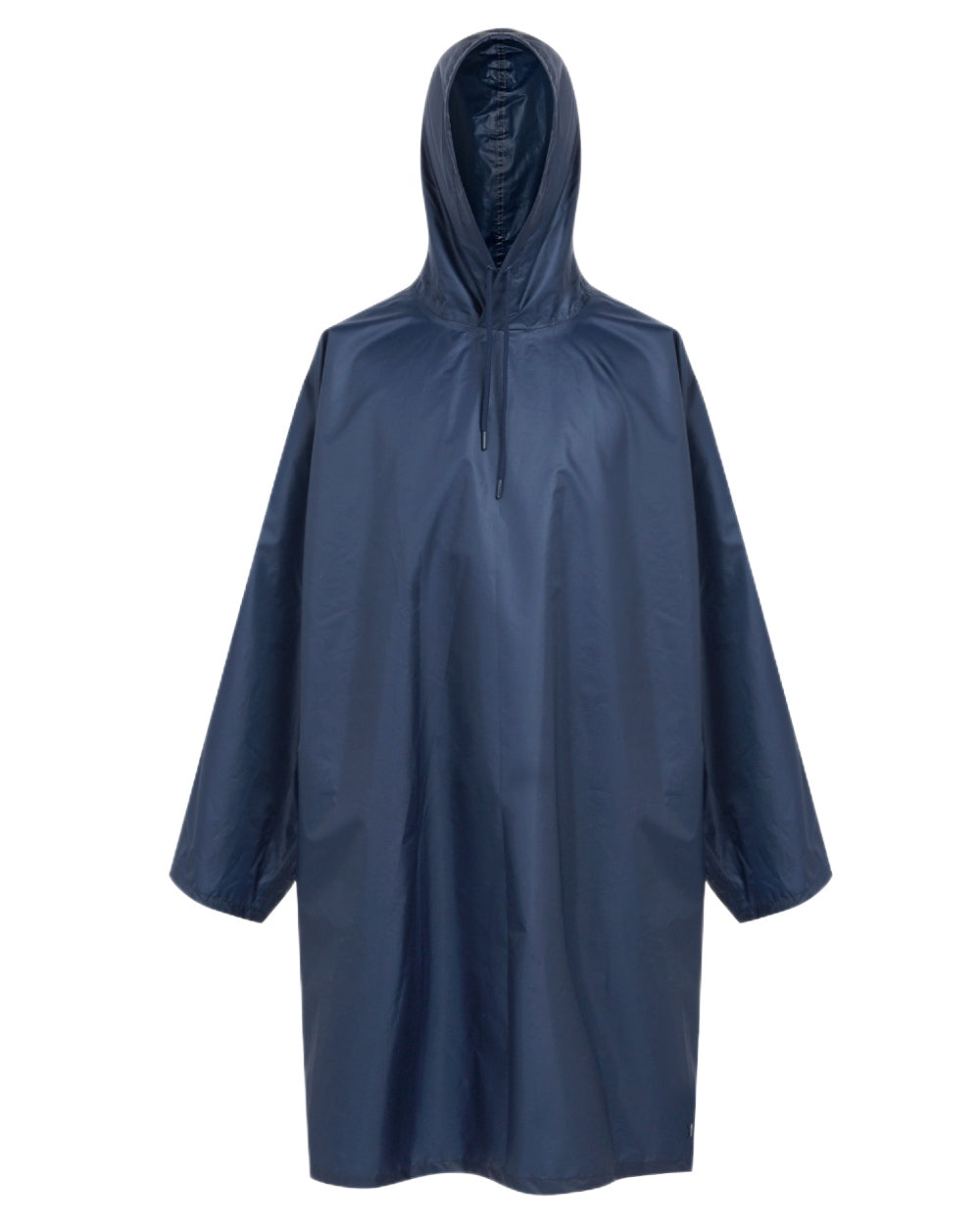 Navy Coloured Regatta Mens Fedrik Waterproof Poncho on white background 
