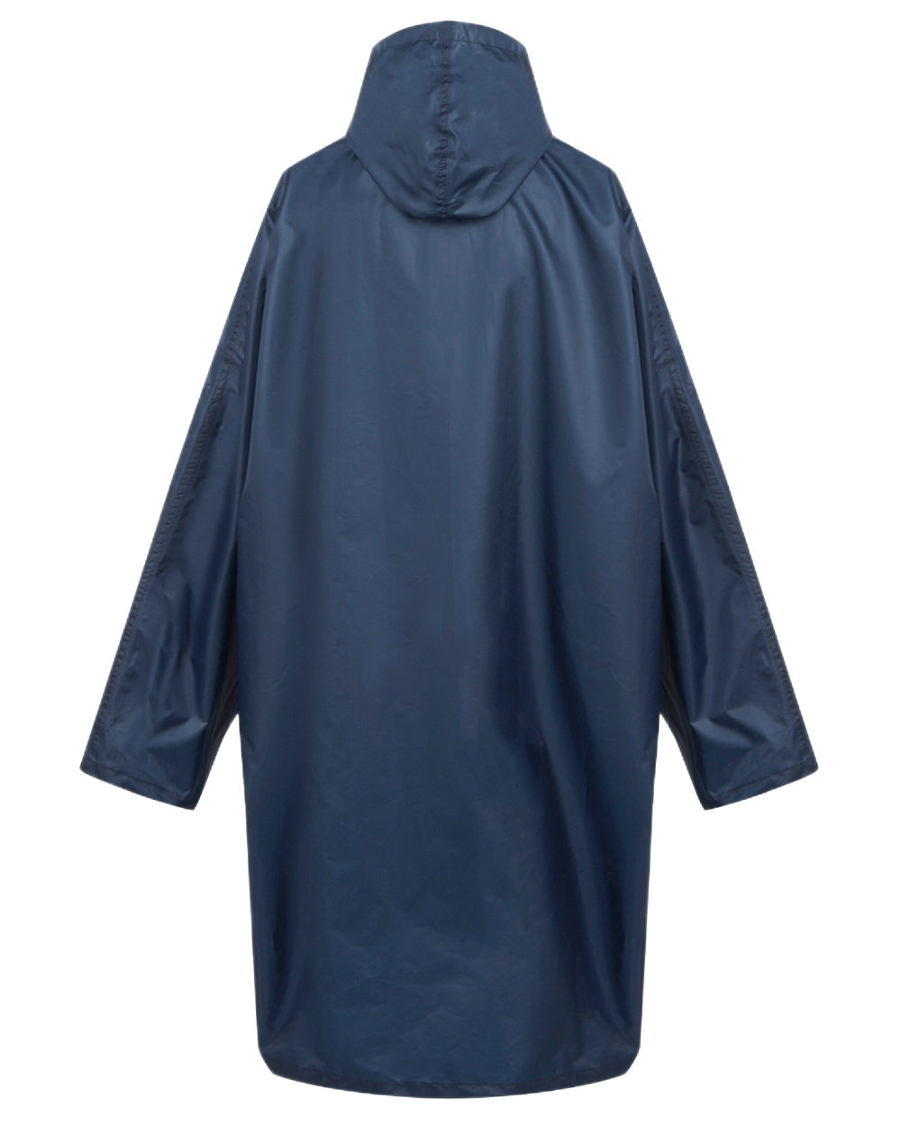 Navy Coloured Regatta Mens Fedrik Waterproof Poncho on white background 