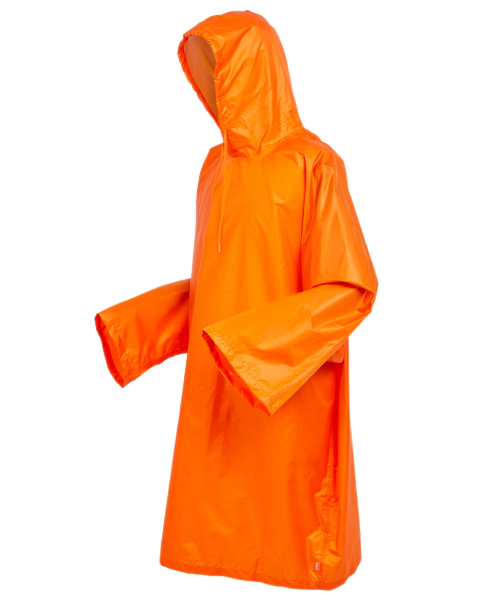 Persimmon Coloured Regatta Mens Fedrik Waterproof Poncho on white background 