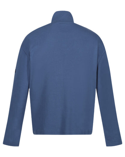Dark Denim Coloured Regatta Mens Ferdo Fleece Jacket on white background 