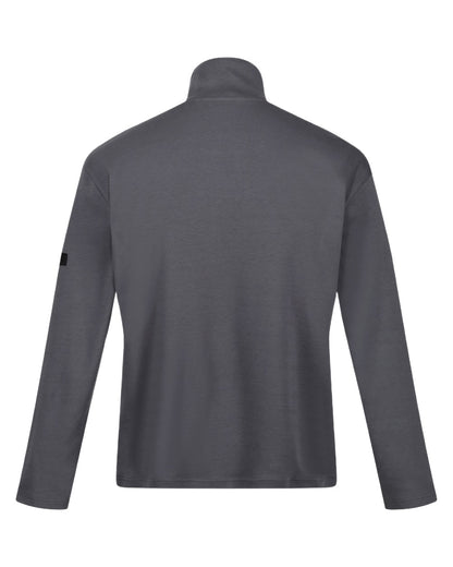 Dark Grey Coloured Regatta Mens Ferdo Fleece Jacket on white background 