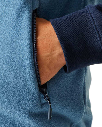 Coronet Blue Navy Coloured Regatta Mens Frankie Fleece Gilet on white background 