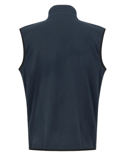 Navy Coloured Regatta Mens Frankie Fleece Gilet on white background 