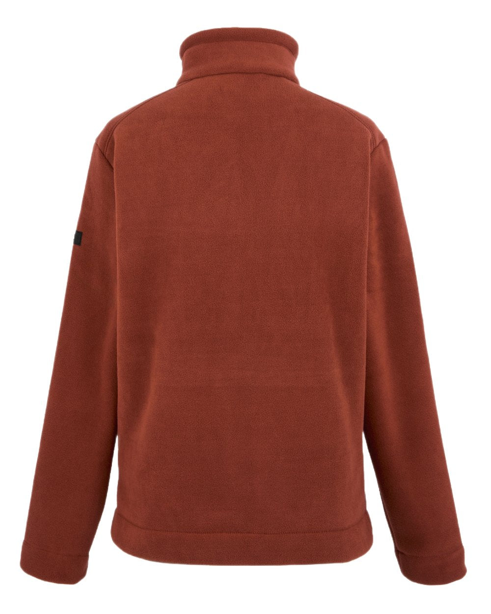 Burnt Henna Black Coloured Regatta Mens Garrian II Full Zip Fleece Jacket on white background 