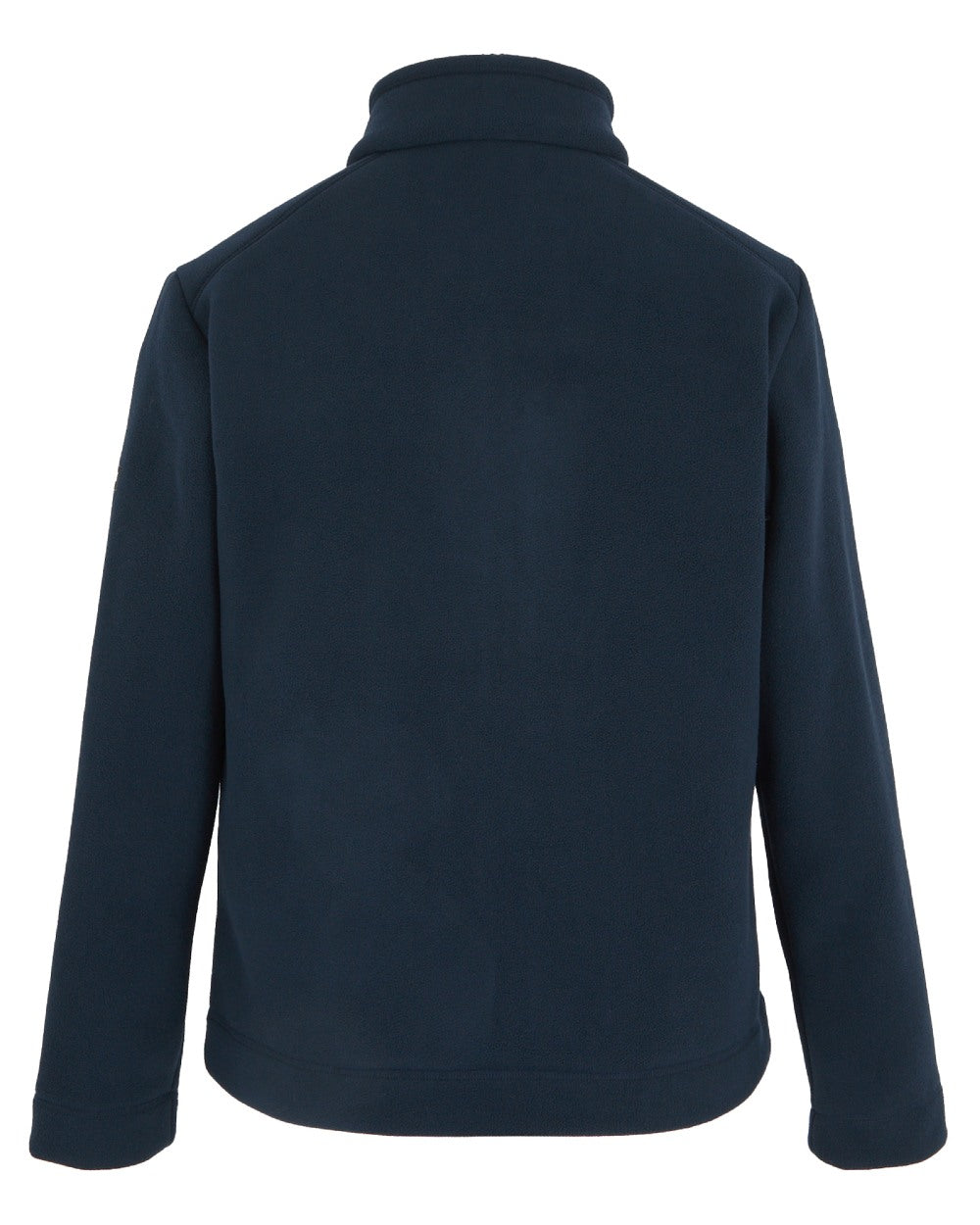 Navy Black Coloured Regatta Mens Garrian II Full Zip Fleece Jacket on white background 
