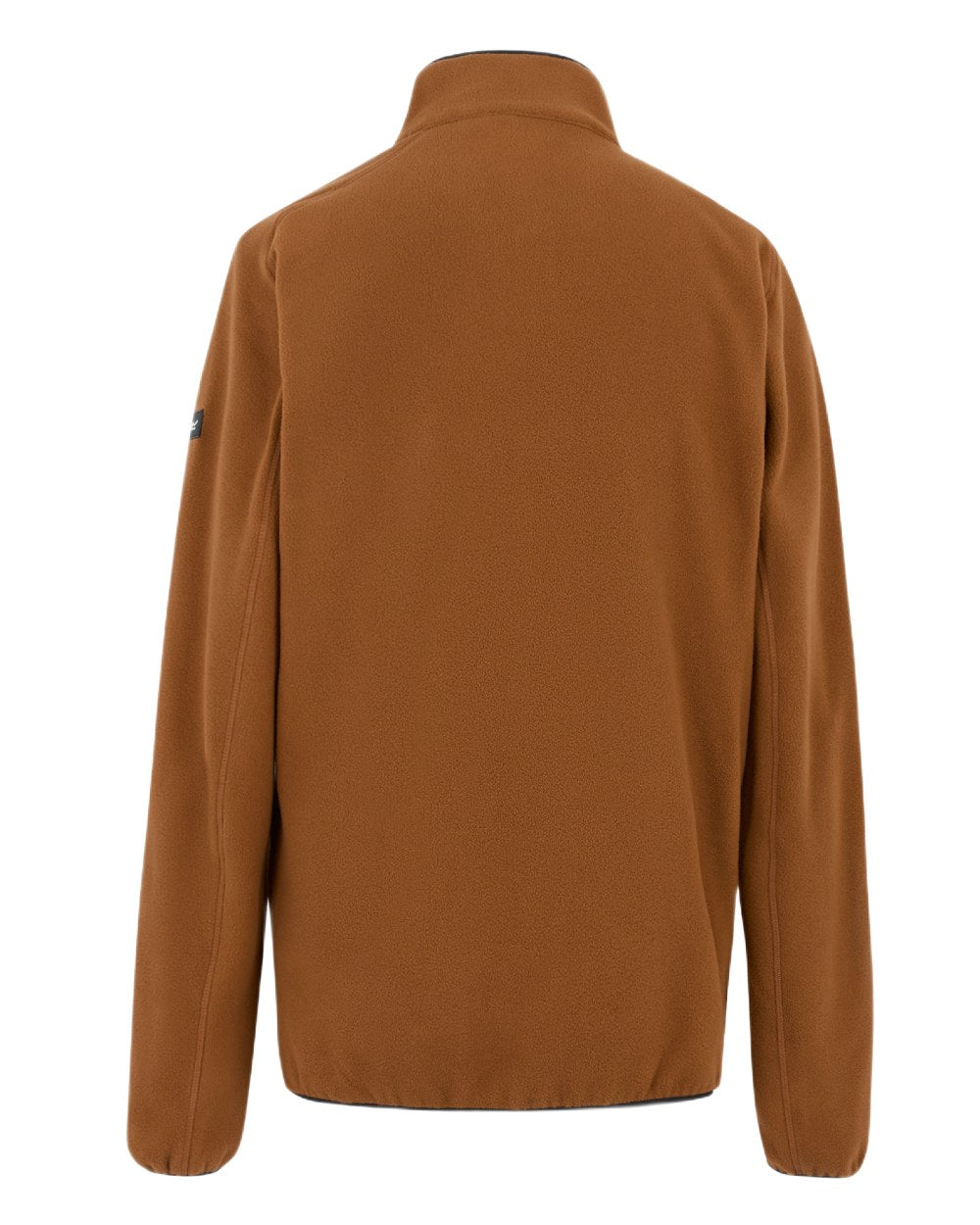 Nut Brown Coloured Regatta Mens Hadfield Full Zip Fleece Jacket on white background 
