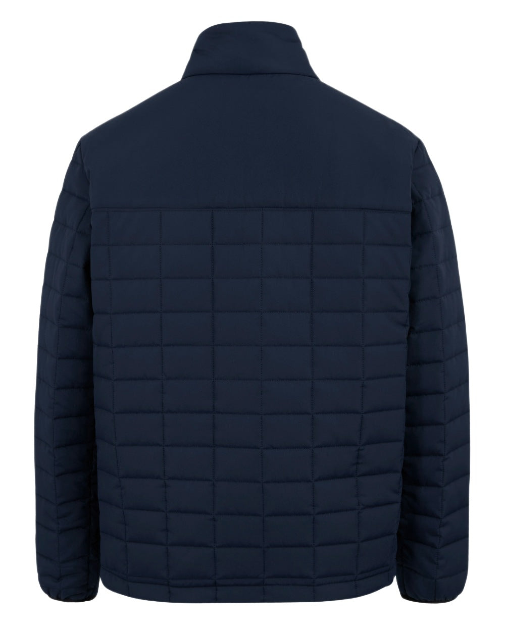 Navy Black Coloured Regatta Mens Haire Padded Jacket on white background 