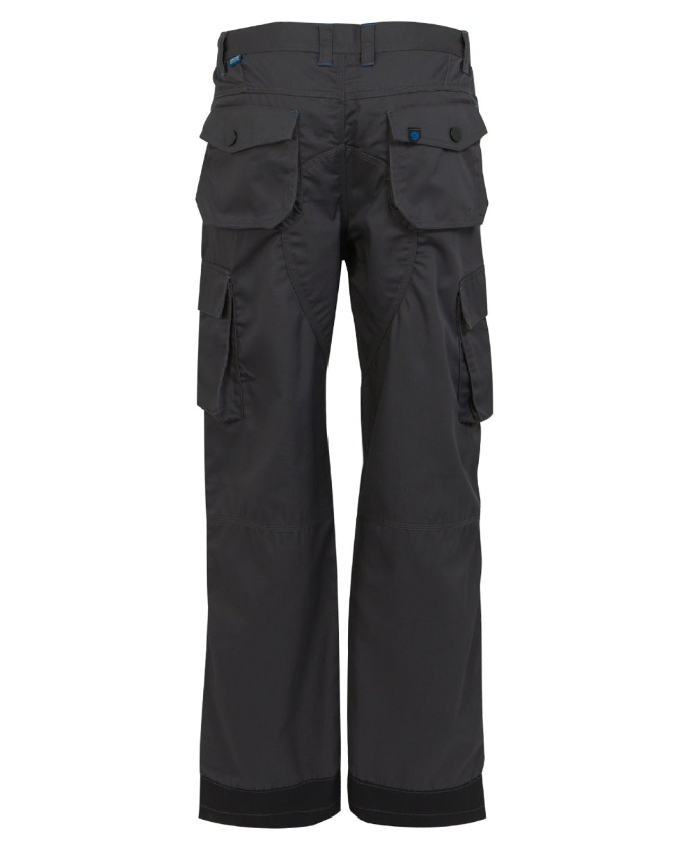 Iron coloured Regatta Mens Heroic Worker Trousers on white background 