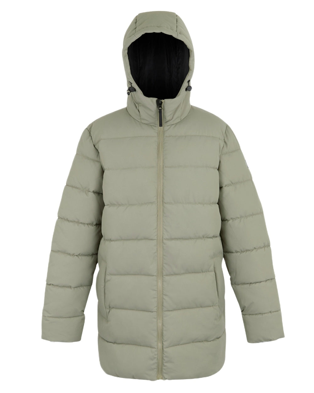 Golden Sand Coloured Regatta Mens Lakiver Padded Jacket on white background 