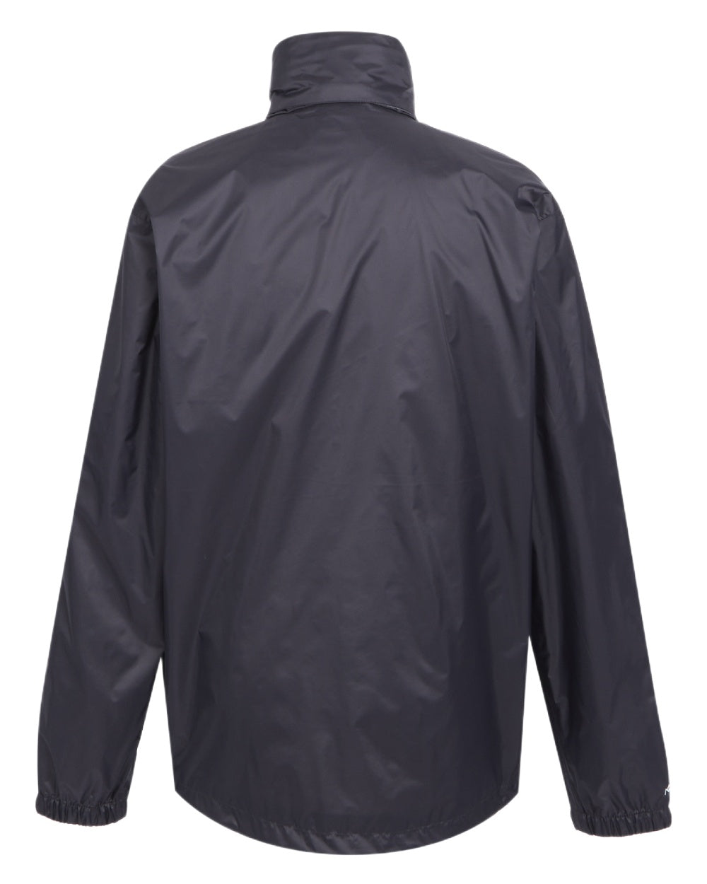 Iron Coloured Regatta Mens Lyle IV Waterproof Packaway Jacket on white background 