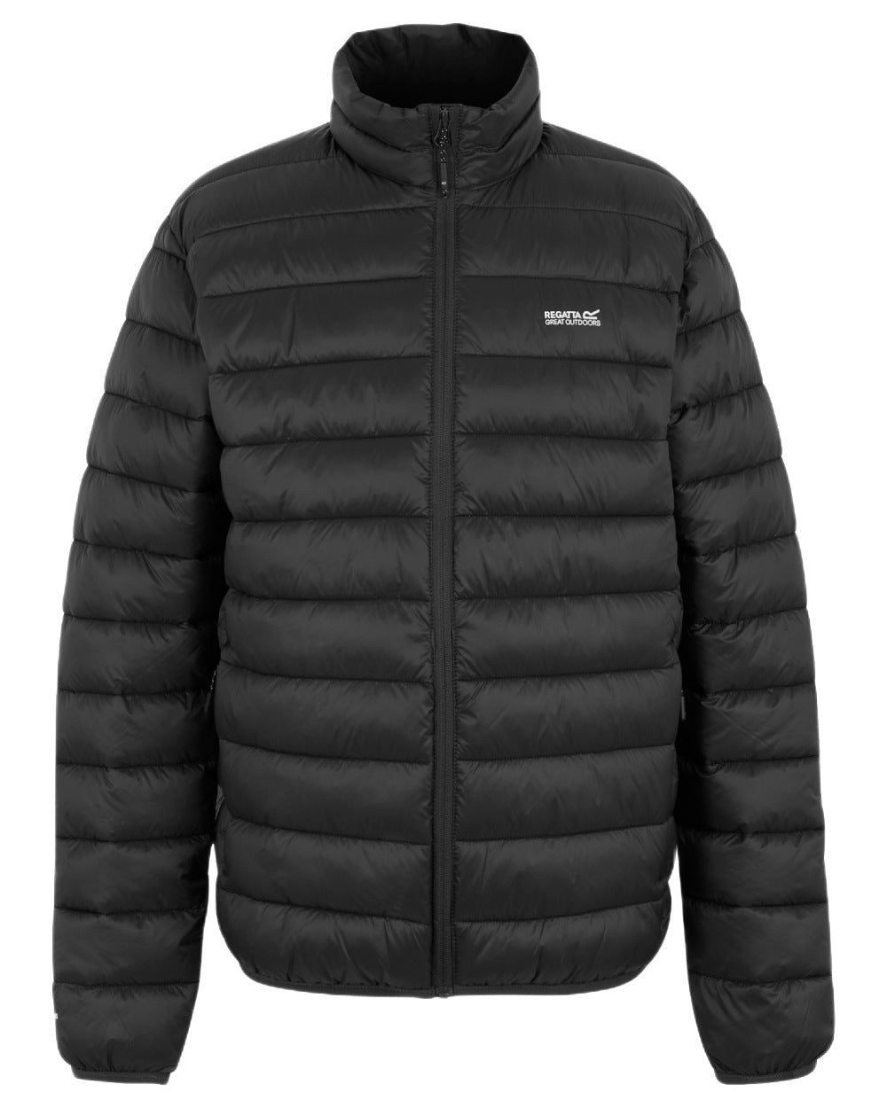 Ash Coloured Regatta Mens Marizion Padded Jacket on white background 