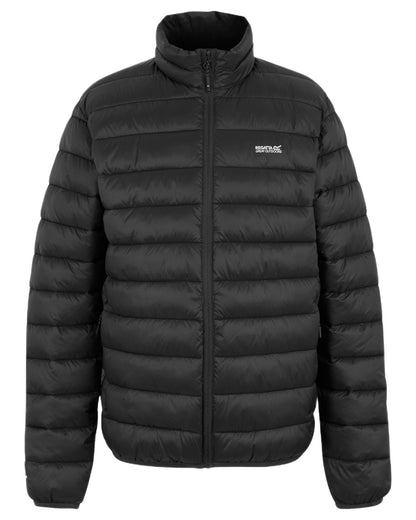 Ash Coloured Regatta Mens Marizion Padded Jacket on white background 