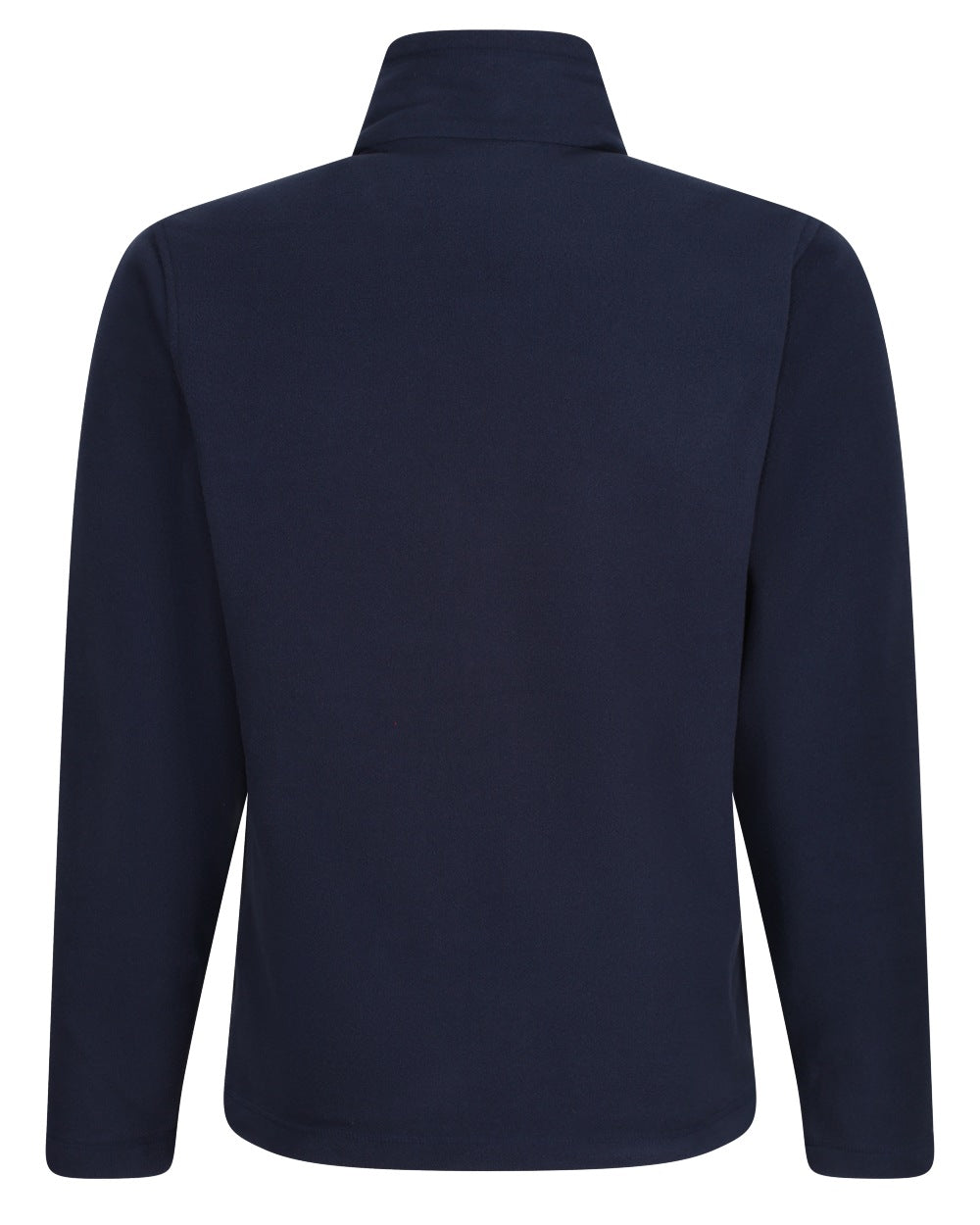 Dark Navy coloured Regatta Mens Micro Lightweight Full Zip Fleece on white background 