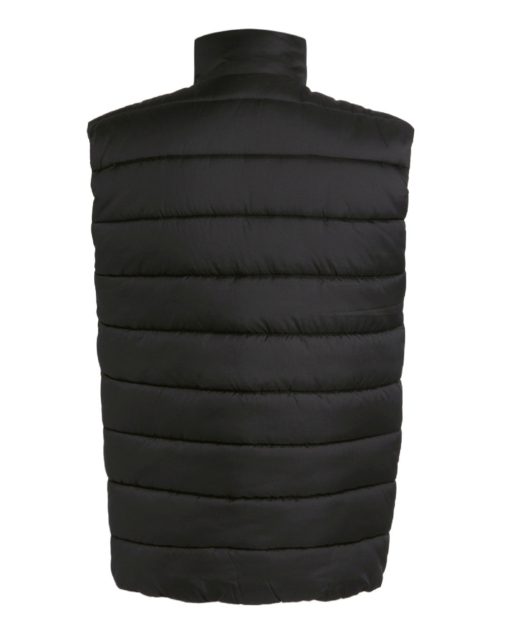 Black Lime Green coloured Regatta Mens Navigate Thermal Bodywarmer on white background 