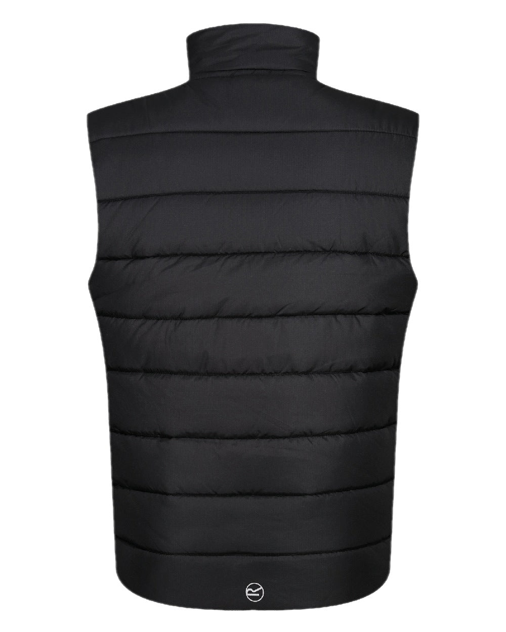 Black Seal Grey coloured Regatta Mens Navigate Thermal Bodywarmer on white background 