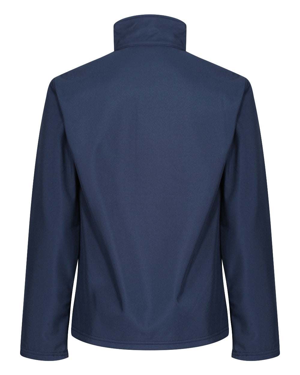 Navy Seal Grey coloured Regatta Mens Octagon II Printable 3 Layer Membrane Softshell Jacket on white background 