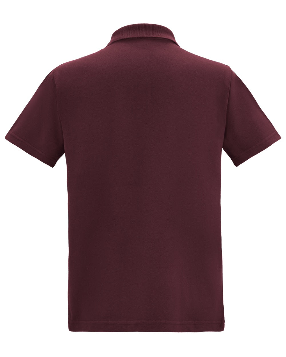 Burgundy coloured Regatta Mens Pro 50/50 Pique Polo T-Shirt on white background 